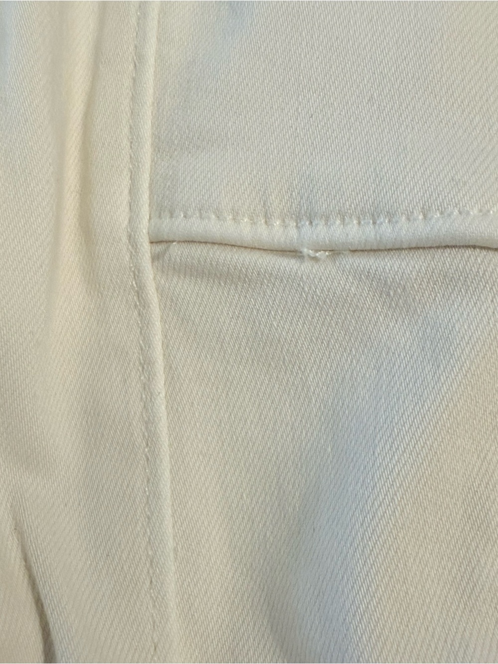 PAIGE Jaxsyn Tie Waist Cotton Blend Twill Mini Shirtdress in Quartz Sand Size 8 - Picture 14 of 14
